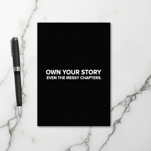 Embrace Your Messy Story Card
