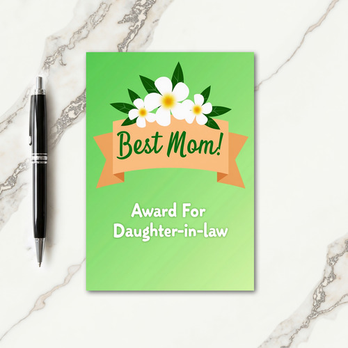 Emerald Best Daughter Card