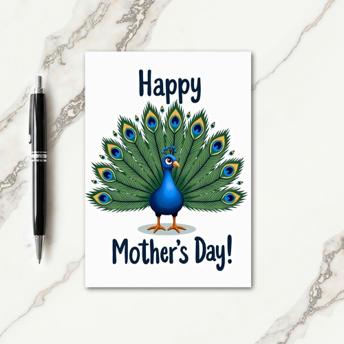 Emerald Bird Mothers Day Card