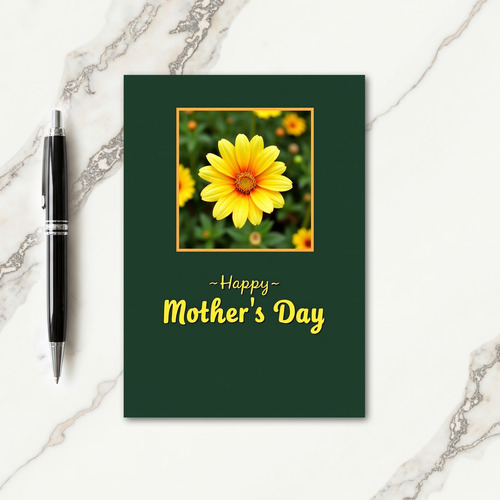 Emerald Bloom Floral Card