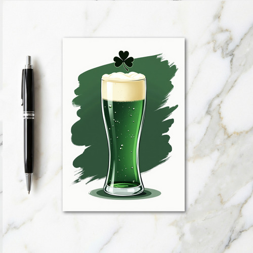 Emerald Brew Celebration Card