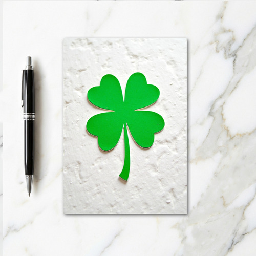 Emerald Clover Art Card