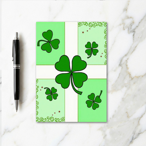 Emerald Clover Fortune Card