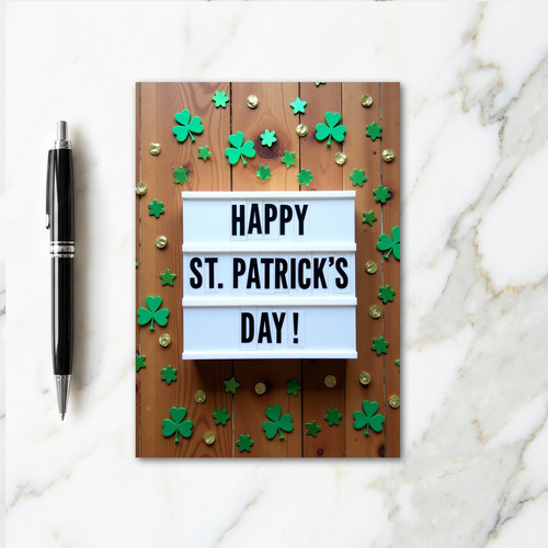 Emerald Confetti Happy Day Card