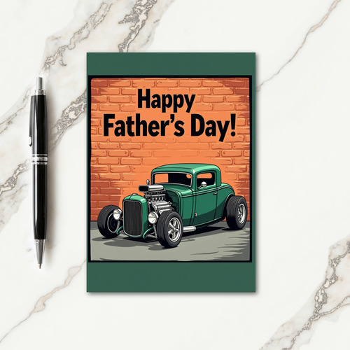 Emerald Coupe Fathers Day Card