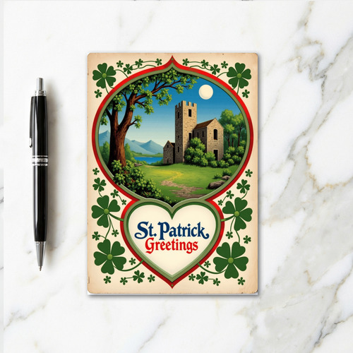 Emerald Curves Castle View Card