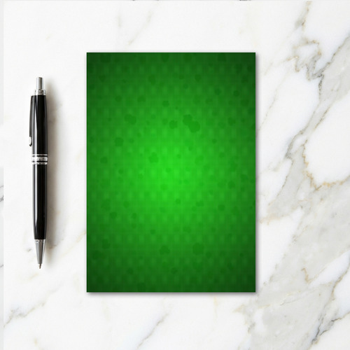 Emerald Depths Abstract Art Card