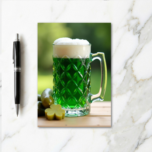 Emerald Drink St Patricks Day Card