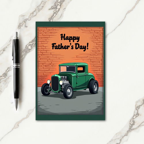 Emerald Engine Fathers Day Card