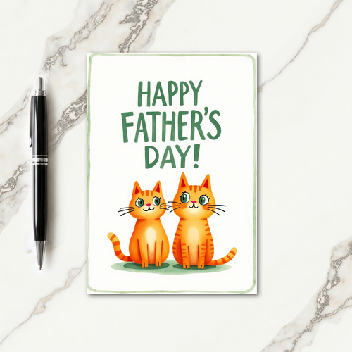 Emerald Fathers Day Art Card