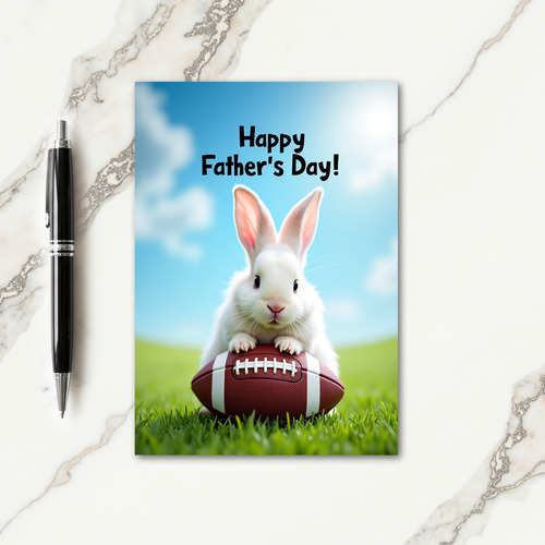 Emerald Field Fathers Day Scene Card