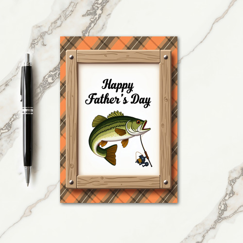 Emerald Game Fish Fathers Day Card