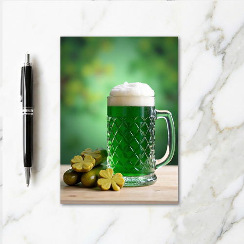 Emerald Green Cheer Card