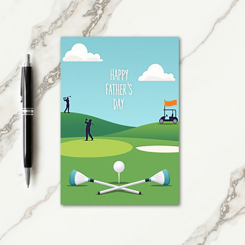 Emerald Green Fathers Day Card
