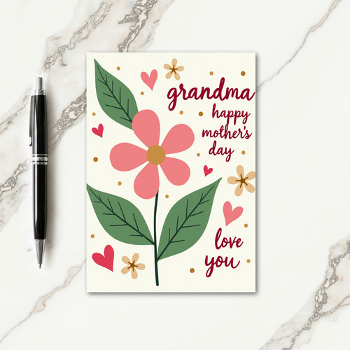 Emerald Green Mothers Day Love Card