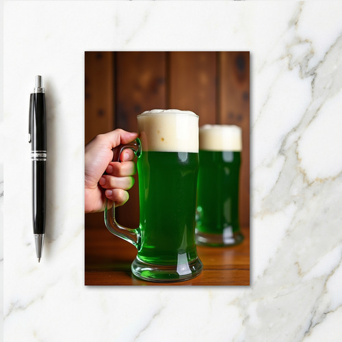 Emerald Green Toast Card