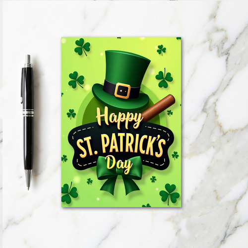 Emerald Hat Pattern Card