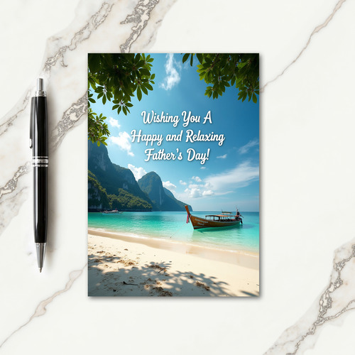 Emerald Isle Fathers Day Card