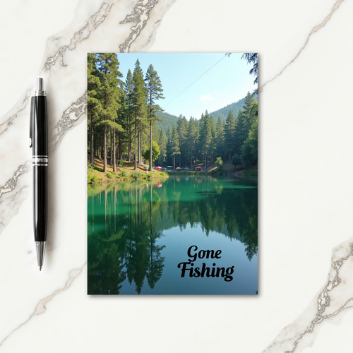 Emerald Lake Fathers Day Card