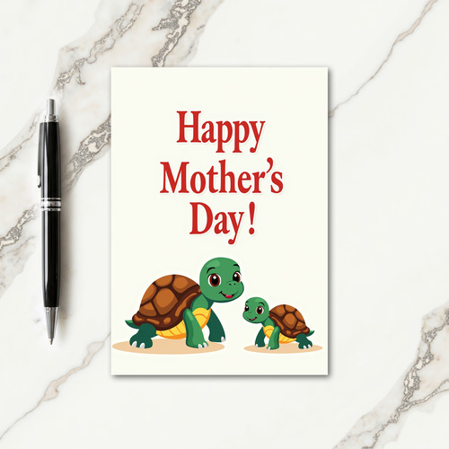 Emerald Mother Reptile Day Card