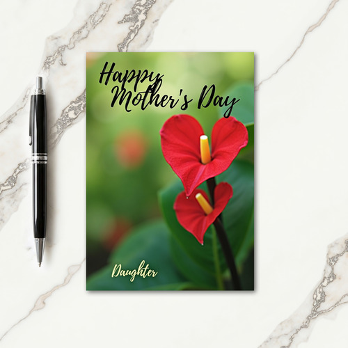 Emerald Mothers Day Flower Card
