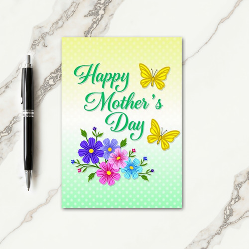 Emerald Mothers Day Script Card