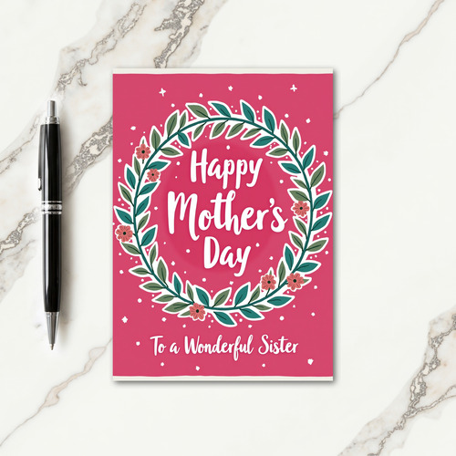 Emerald Mothers Day Sister Card