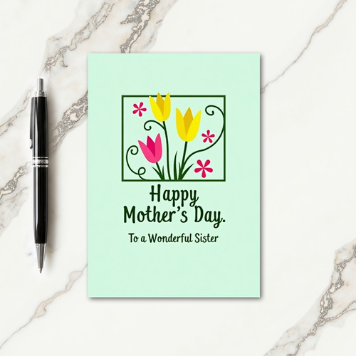 Emerald Mothers Day Style Card