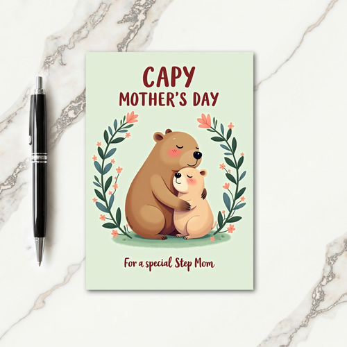 Emerald Mothers Day Wreath Card