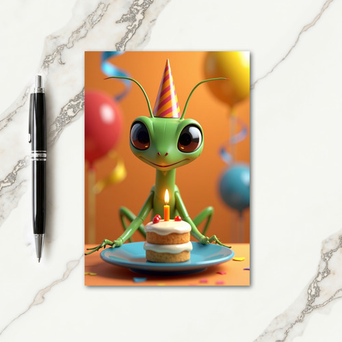 Emerald Party Birthday Card