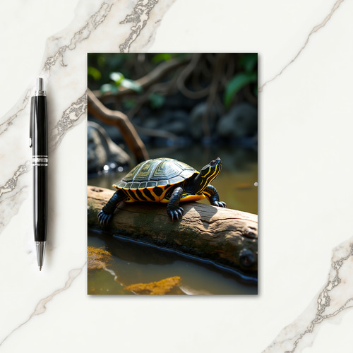 Emerald Reptile Fathers Day Card