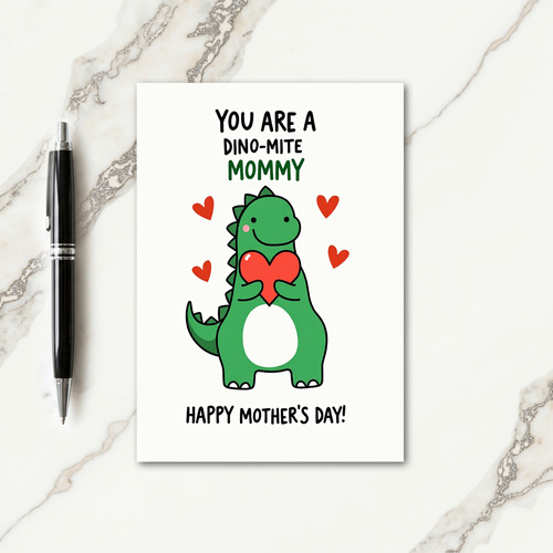 Emerald Reptile Love Mothers Day Card