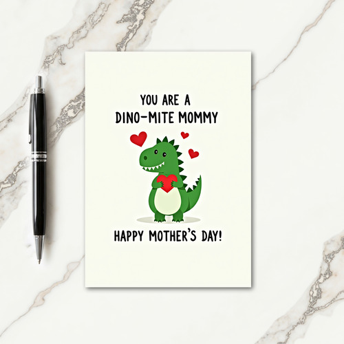 Emerald Reptile Sweet Mothers Day Card
