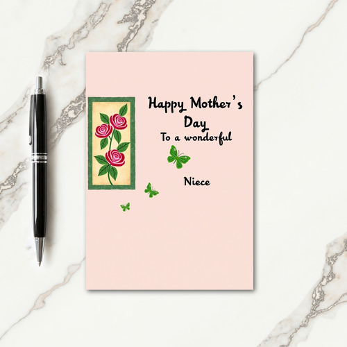 Emerald Rose Mothers Card