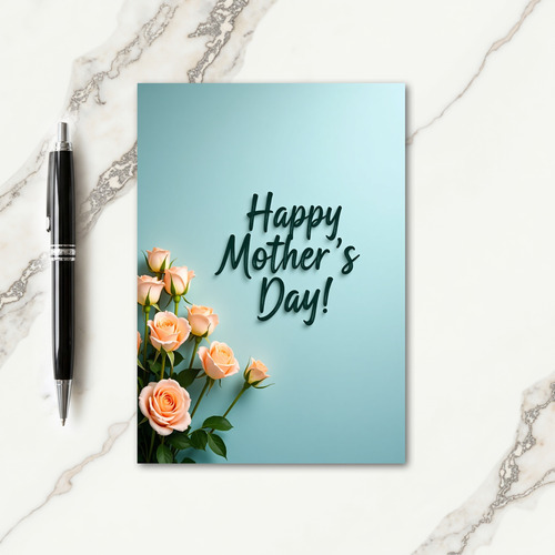 Emerald Script Mothers Day Card