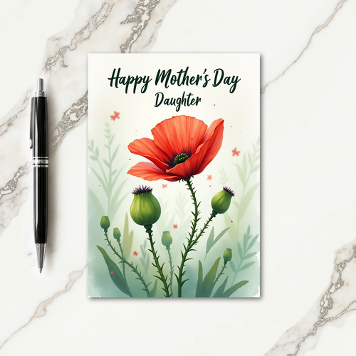 Emerald Seed Mothers Day Card