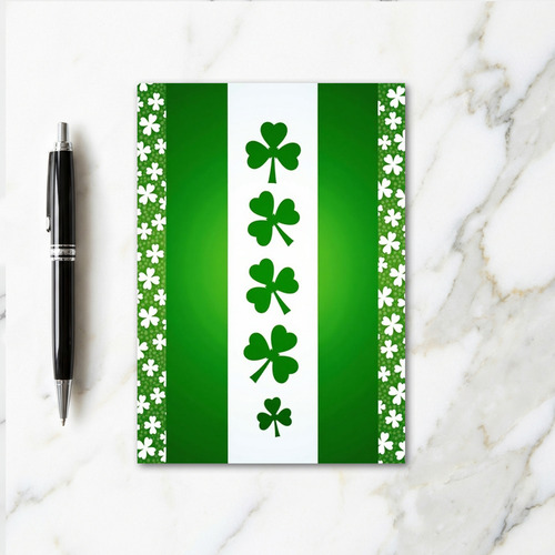 Emerald Shamrock Celebration Card