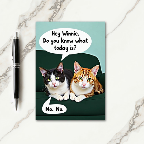 Emerald Sofa Cats Mothers Day Card