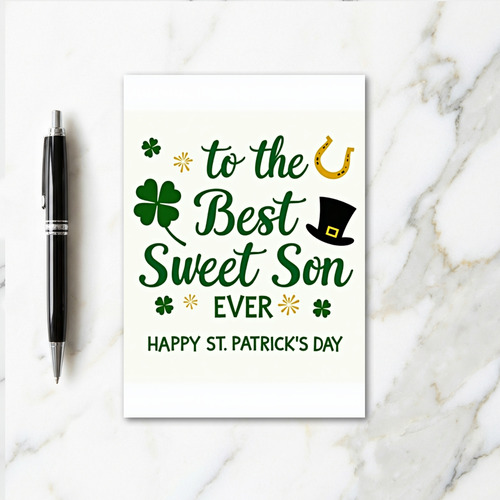 Emerald Son St Patricks Day Card