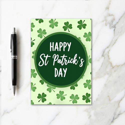 Emerald St Patricks Day Art Card