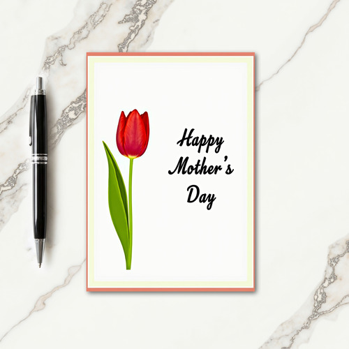 Emerald Stem Mothers Day Card