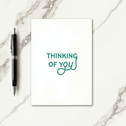 Emerald Thinking Of You Card