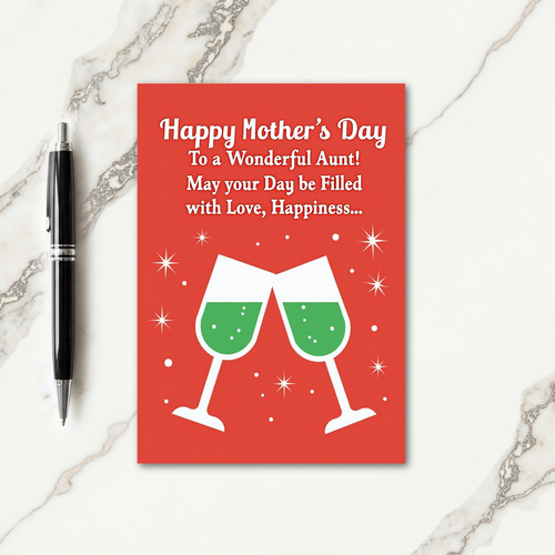 Emerald Toast Mothers Day Card