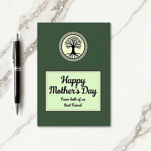 Emerald Tree Mothers Day Card
