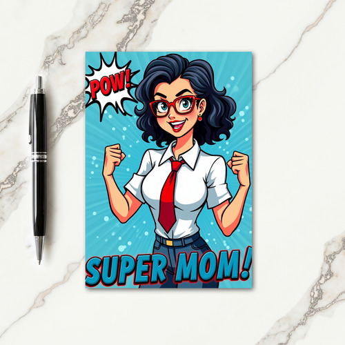 Empowered Mothers Day Pop Art Card