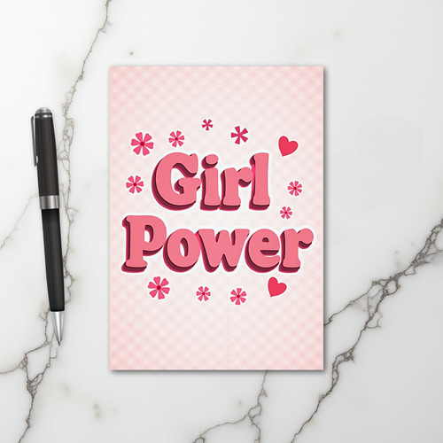 Empowering Girl Power Card