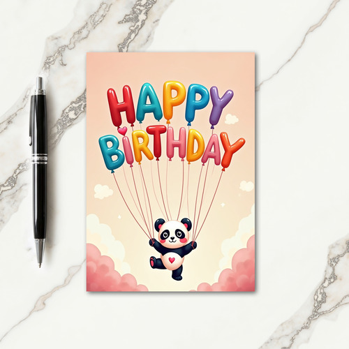 Enchanting Bear Birthday Card