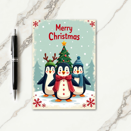 Enchanting Birds Christmas Card