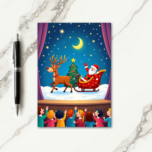 Enchanting Stage Christmas Card