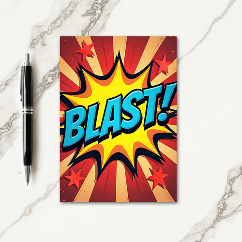 Energetic Comic Burst Card